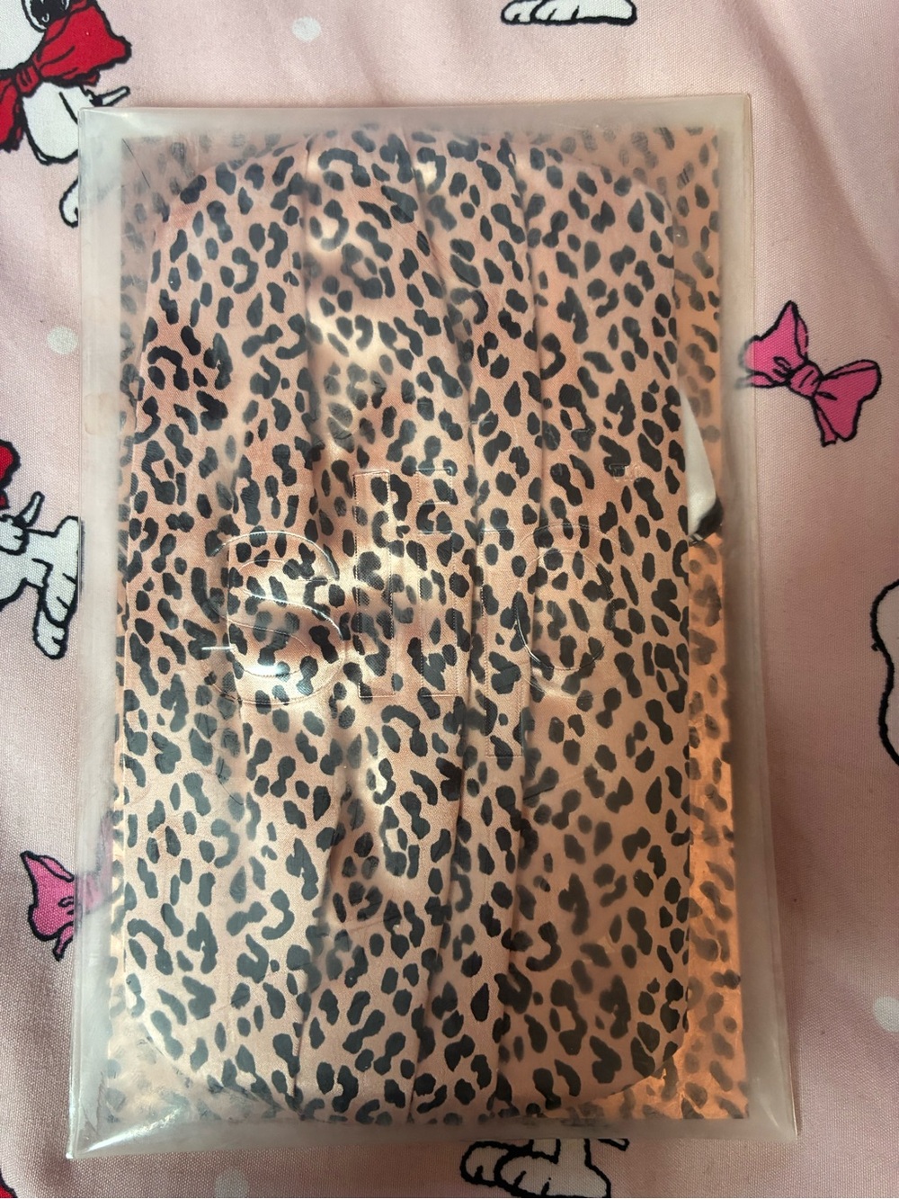 Slip Silk Adjustable Reusable Face Covering Leopard